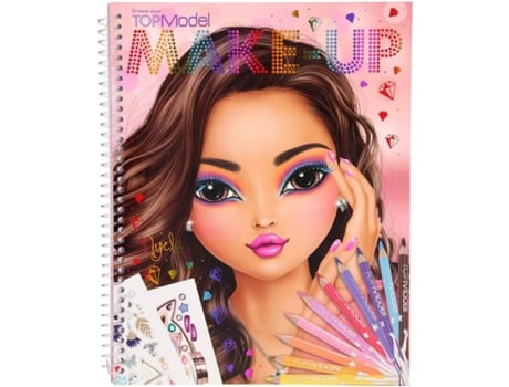 Juego Criativo Model yp colouring book edad minima 4 años depesche libro para colorear topmodel create your makeup aprox. 24 x 195 1 10728