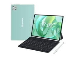 Tablet VANWIN V62 Teclado Bluetooth Funda de Cuero Auriculares Stylus Pen 10.1'' 64Gb 4Gb Ram Wi-Fi-Gps-4G Verde