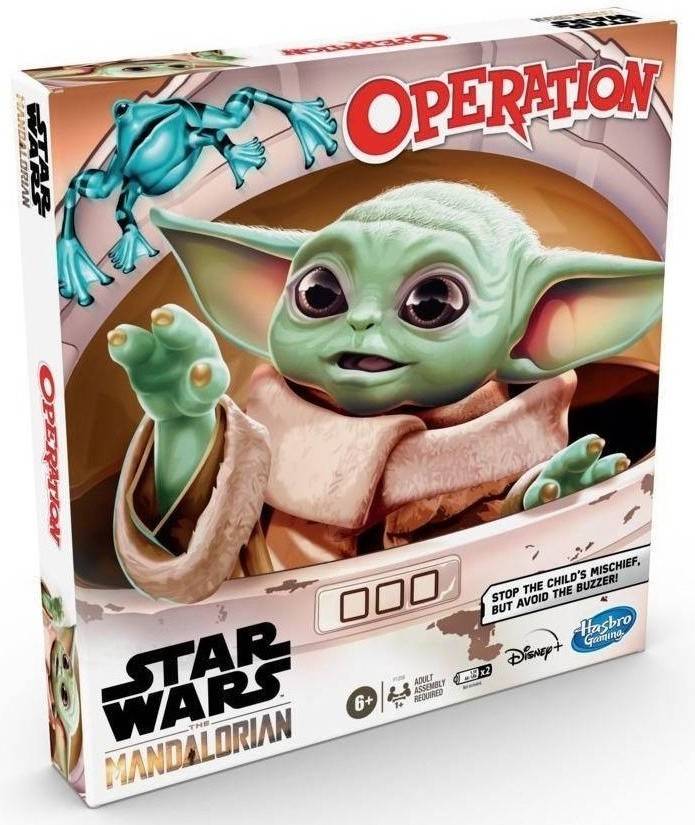 Juego de Mesa HASBRO GAMING Operation Game: Star Wars The Mandalorian Edition (6 años)