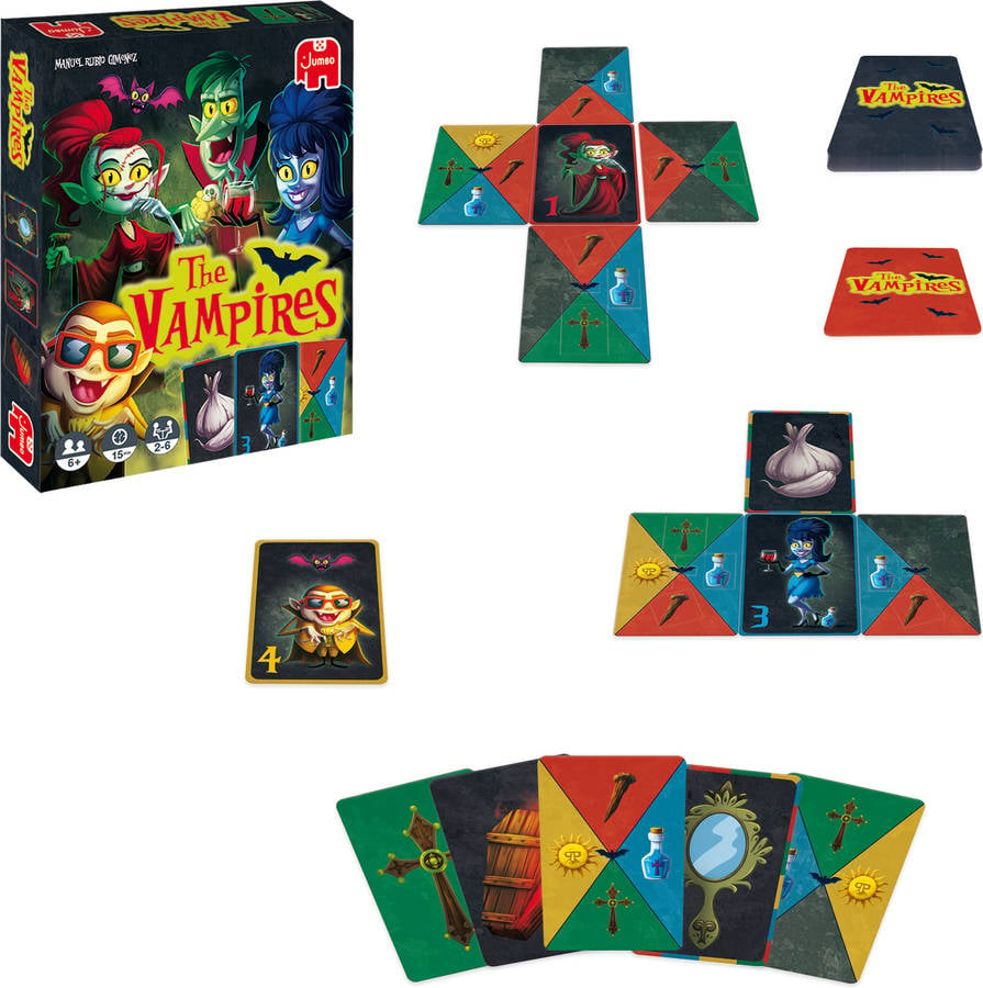 Juego de Cartas JUMBO STRATEGY GAMES Juego De Cartas De Vampiros (Edad Mínima: ‍6 Años - Dificultad: Baja)