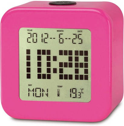 Despertador Daewoo Dcd23pk rosa alarma snooze 211g digital 82 cm 5