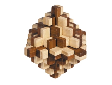 Puzzle FRIDOLIN (Madera - Marrón - 9 x 8.5 x 9 cm)