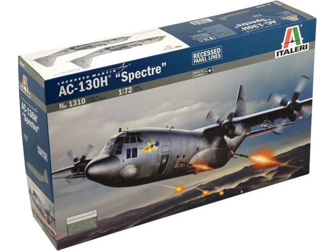 Italeri Juguete De aeromodelismo escala 172 modelo ac 130h