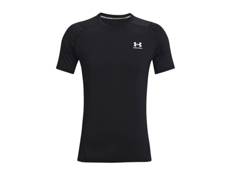 Camiseta UNDER ARMOUR Hombre (Poliéster - Negro - XXL)