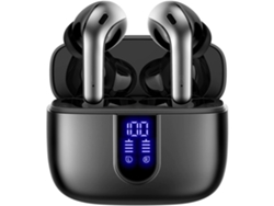 Auriculares Bluetooth True Wireless ENZONS 60H Reproducción Led Batería Pantalla Ipx5 Resistente al agua Compatible con Android