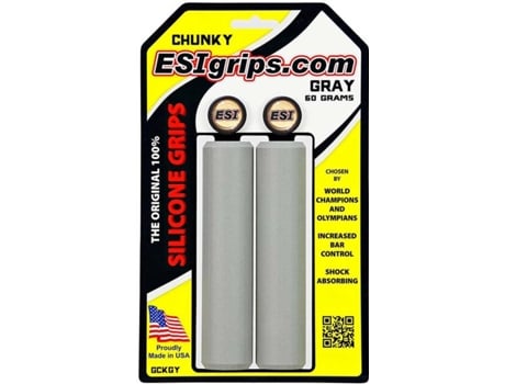 Puños Chunky Gris para bicicleta esigrips gray