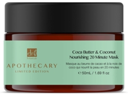 Mascarilla Facial DR BOTANICALS Coca Butter & Coconut Nourishing 20 Minute (50 ml)