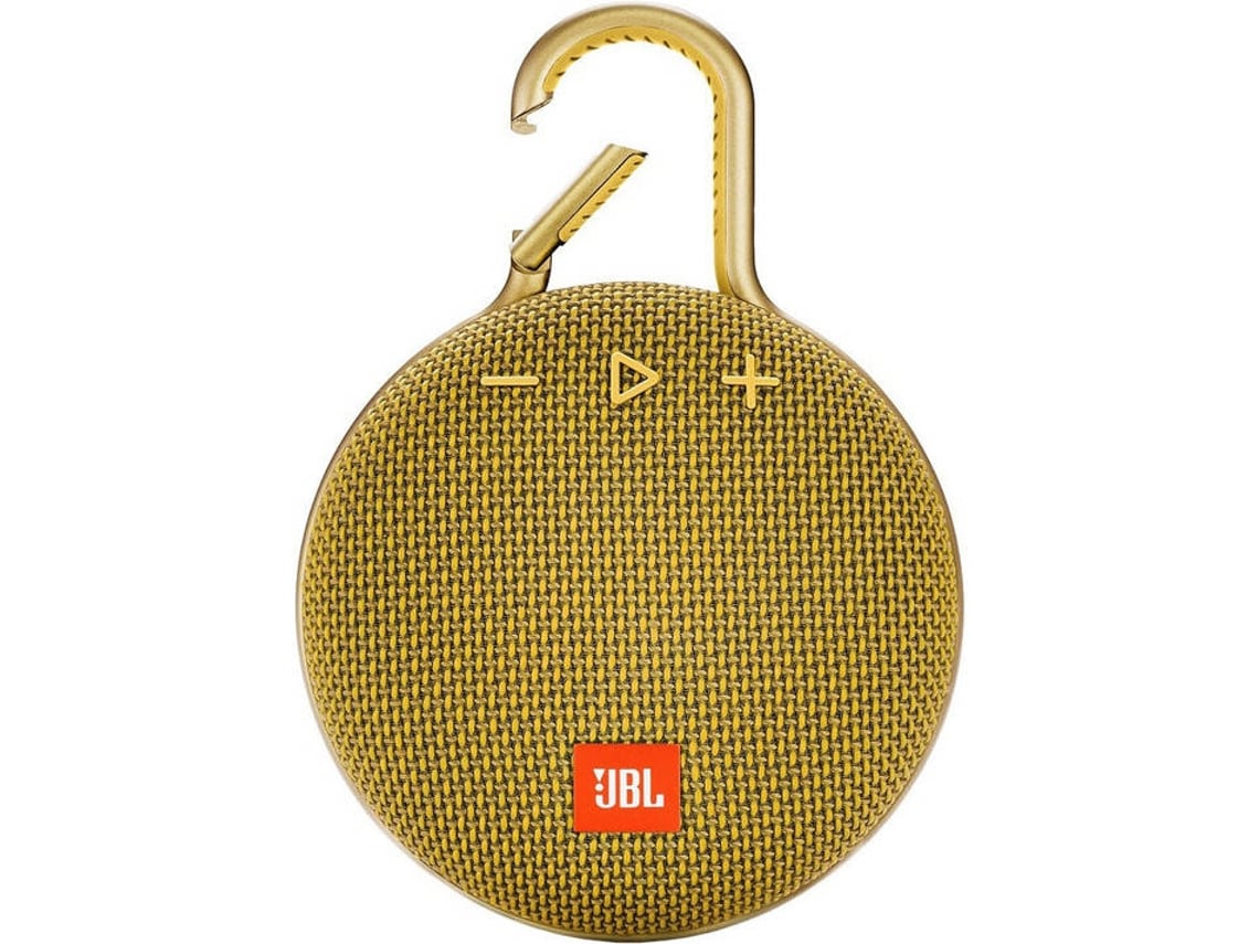 Mini Altavoz Portátil Bluetooth JBL Clip3 Amarillo