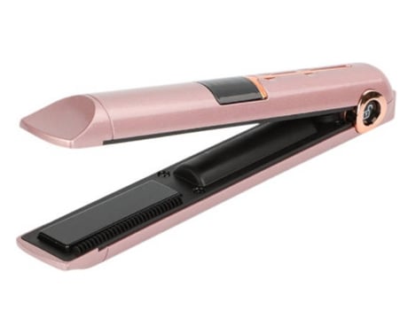 Plancha de pelo profesional Plancha de pelo inalámbrica con carga USB Plancha de pelo de tres velocidades adecuada para todos los BISBISOUS