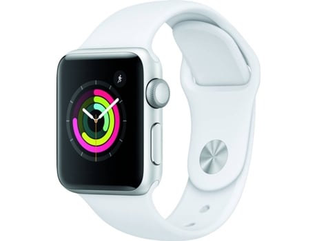 APPLE Watch Series 3 GPS (Reacondicionado Reuse Como Nuevo - 38 mm - Aluminio Plateado, Blanco)