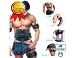 TECH DISCOUNT Cinturón Abdominal Dispositivo de Electroestimulación Muscular