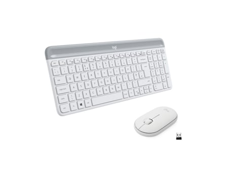 LOGITECH MK470 teclado Ratón incluido RF inalámbrico QWERTY Italiano Blanco