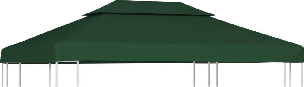 Funda para Pérgola VIDAXL (Verde - Tela - 3x4 m)