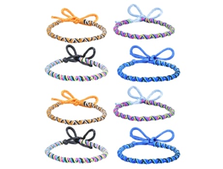 Pulseras Tejidas De Cuerda De La Suerte, Pulseras Ajustables, Para Mujeres Y Hombres, Estilo 5 ZMDECQNA 8 Un