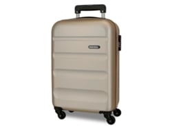 Maleta de cabina extensible ROLL ROAD Flex Champán (38x55x20+5cm - 35L)