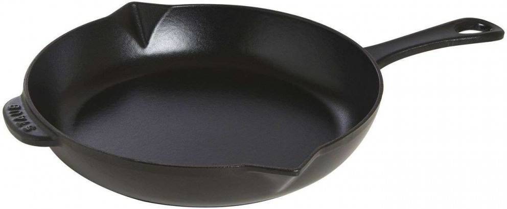 Sartén STAUB (Negro - Hierro Fundido - 26 cm)