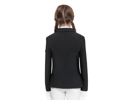 Chaqueta para Equitación PREMIER EQUINE (Niña - Negro - 3/4 Años)