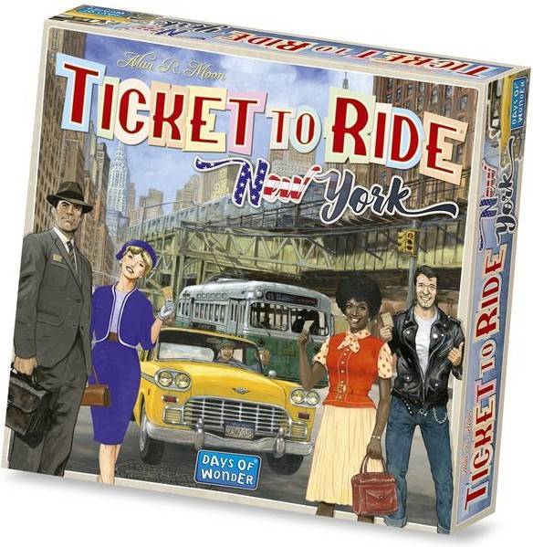 Juego de Cartas DAYS OF WONDER Ticket to Ride: New York (Inglés - Edad Mínima: 8)