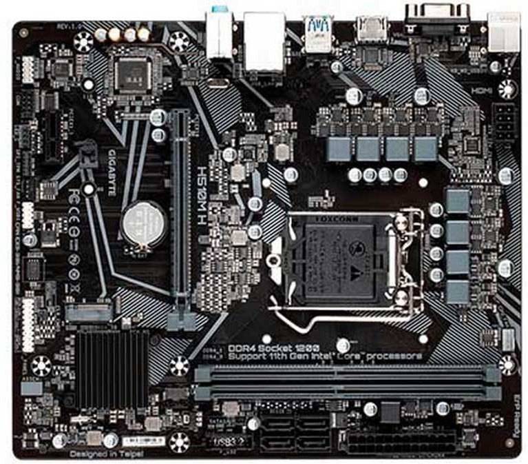 Placa Base GIGABYTE H510M H (Socket LGA 1200 - Intel H510 - ATX)