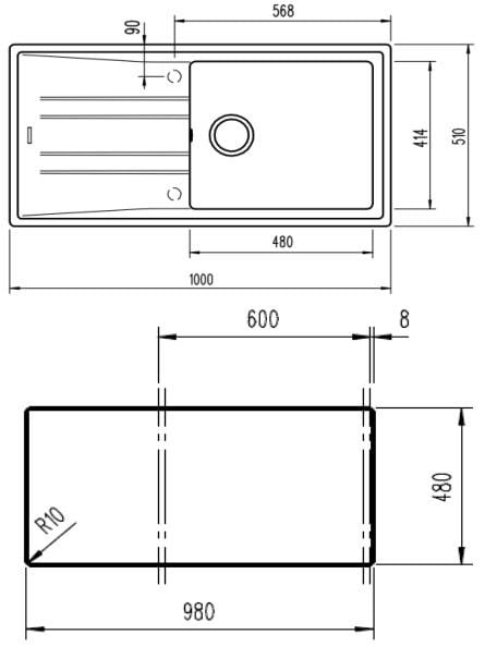 Lavavajillas TEKA Stone 60 Ltg 1C 1E Negro