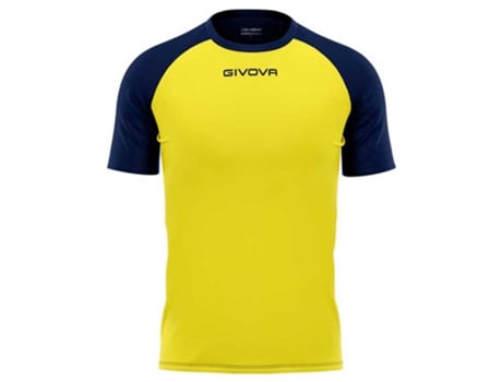 Camiseta de Hombre para Fútbol GIVOVA Capo Amarelo Amarillo (2XL)