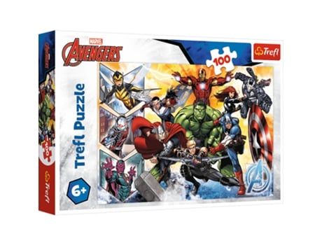 Puzzle TREFL The power of the Avengers rompecabezas 100 pieza(s) Dibujos