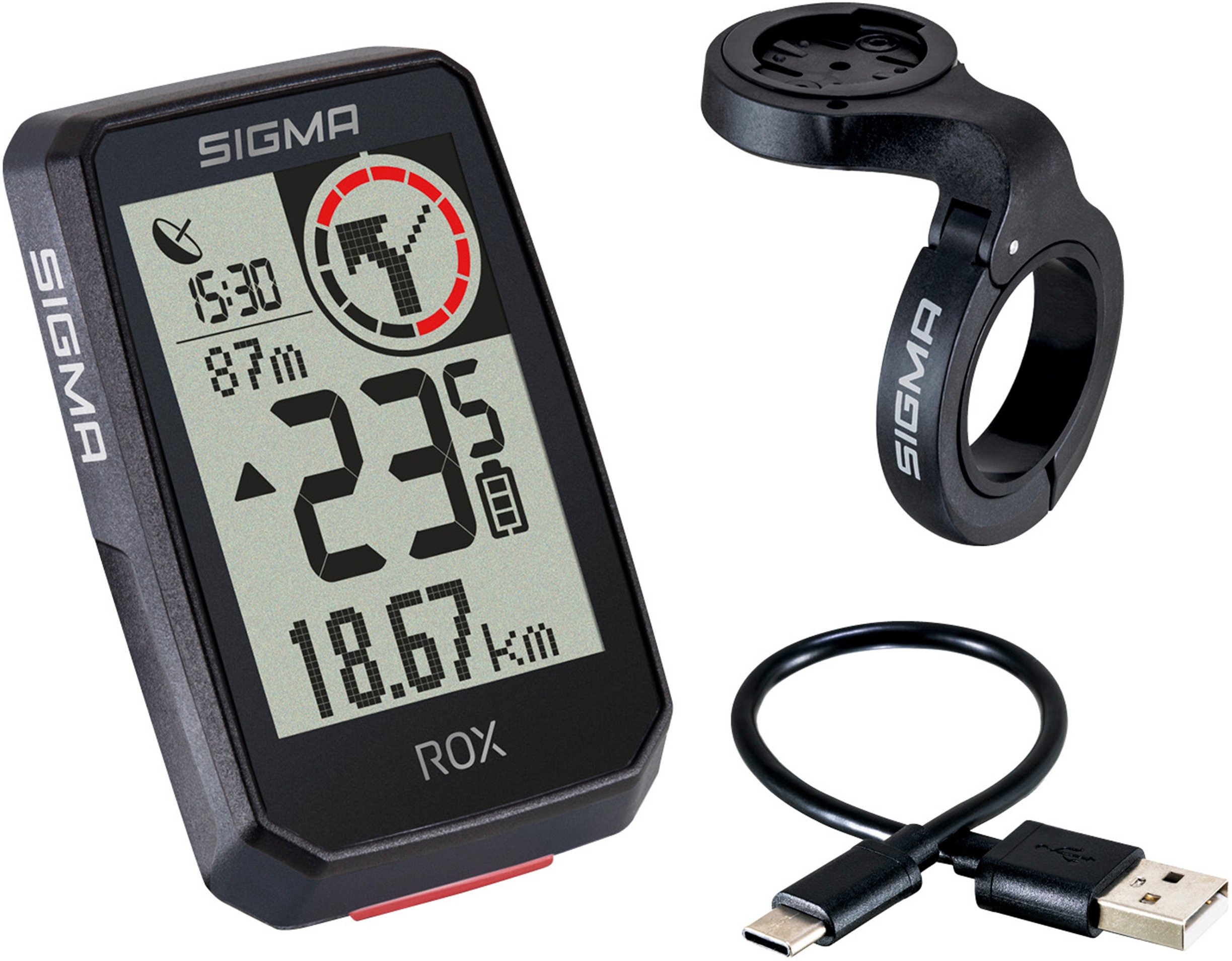 GPS SIGMA Rox Black Mount Set