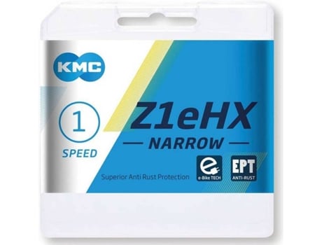 Cadena para Ciclismo urbano KMC Cadena Z1 Ehx Estreita Ept