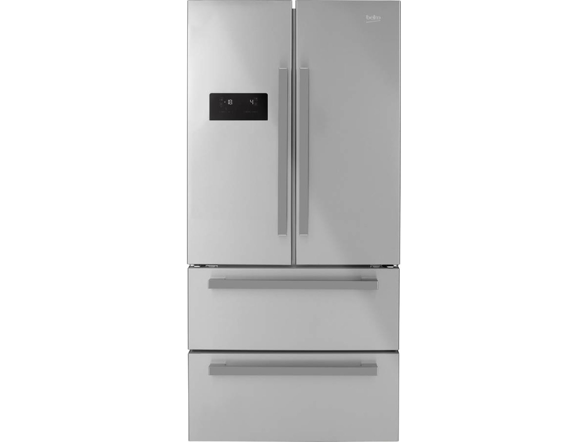 Frigorífico Americano BEKO GNE60521X (No Frost - 182.5 cm - 539 L - Inox)