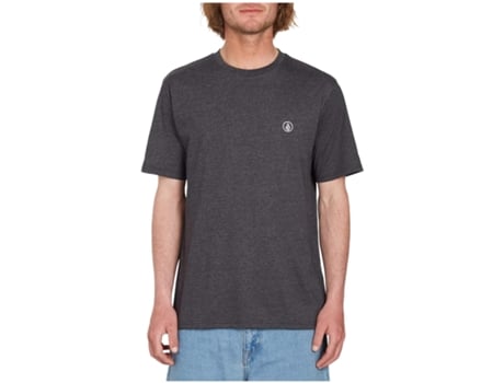 Camiseta de Hombre VOLCOM Corta Circle Blanks Gris (S)