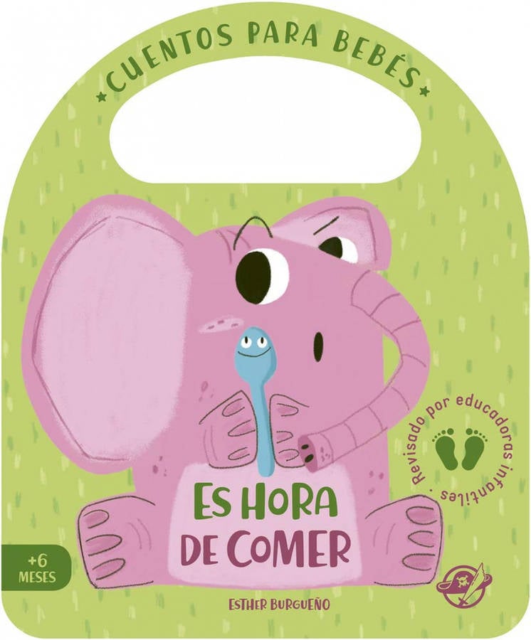 Cuentos Para Hora de comer aprender todo interactivo con una solapa y asa libro esther burgueño español