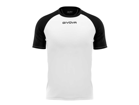 Camiseta de Hombre para Fútbol GIVOVA Mangas Curtas Capo Negro (S)