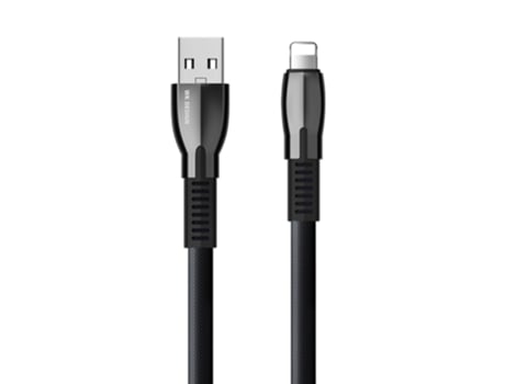 Cable Wk Wdc Carga Sincronización Datos Usb Pines Serie Zinc Negro