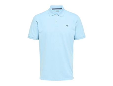 Polo de Hombre SELECTED Slhaze Azul (S)