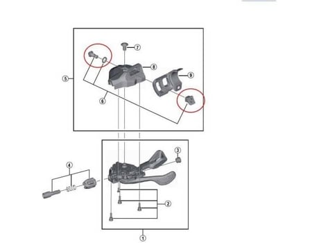 Palancas de Frenos SHIMANO Xtr M8000-i Integration Bolt