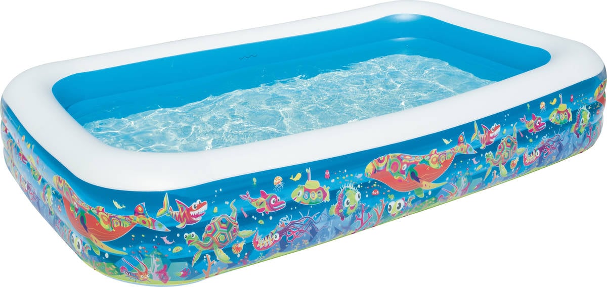 Piscina Infantil Bestway play 305x183x56cm hinchable 2 anillos 305x183x56