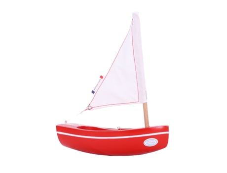 Barco TIROT (Madera - Rojo - 17 cm)