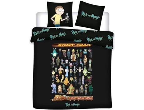 Funda De Rick&morty 63790 algodón 220x240 cm aymax s.p.r.l. nordica and morty algodon 135cm