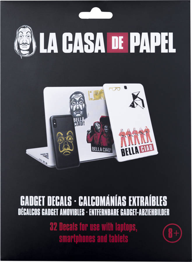 Pegatinas LA CASA DE PAPEL Amovibles