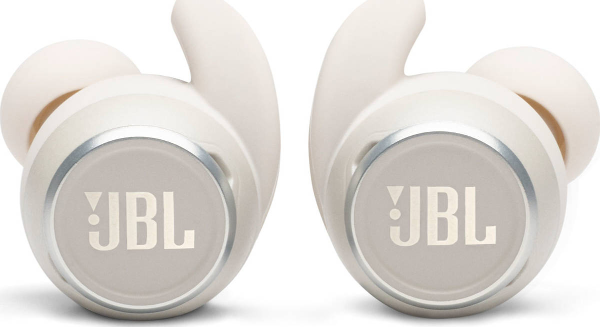 Auriculares Bluetooth True Wireless JBL Reflect Mini (In Ear - Micrófono - Blanco)