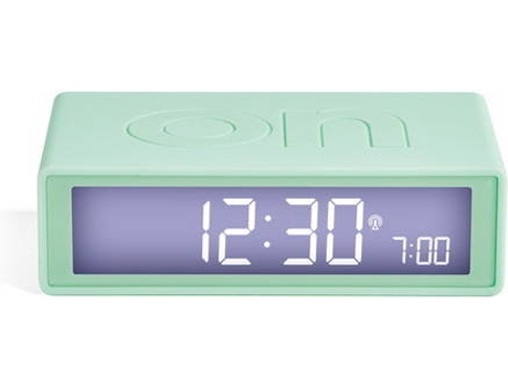 Reloj Despertador LEXON Flip+ (Digital - Verde)