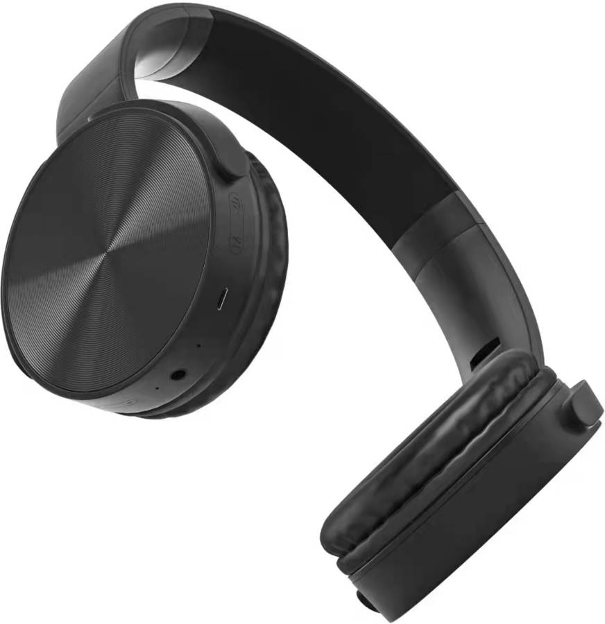 Auriculares Bluetooth NPG HP-N200 (Over Ear - Micrófono - Negro)