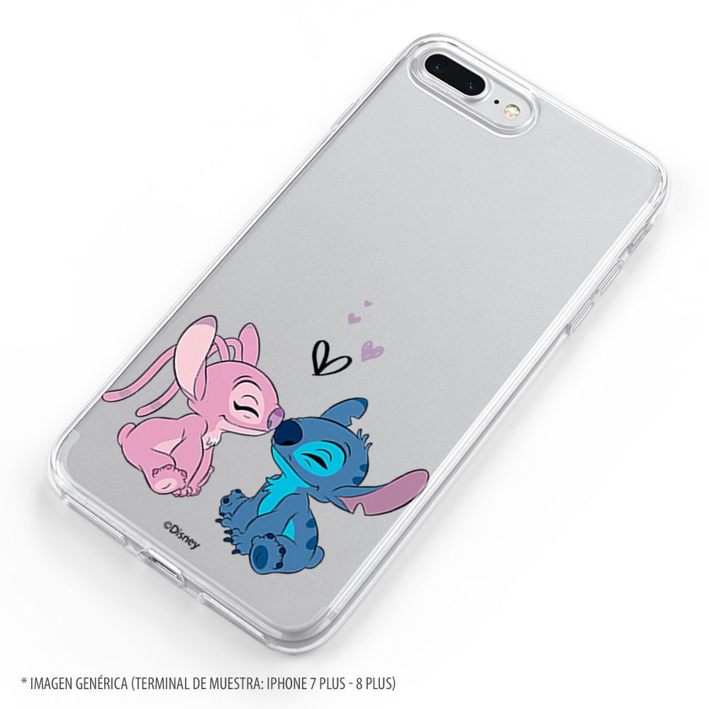 Funda Para Samsung galaxy a51 oficial de disney angel stitch beso lilo proteger tu carcasa silicona