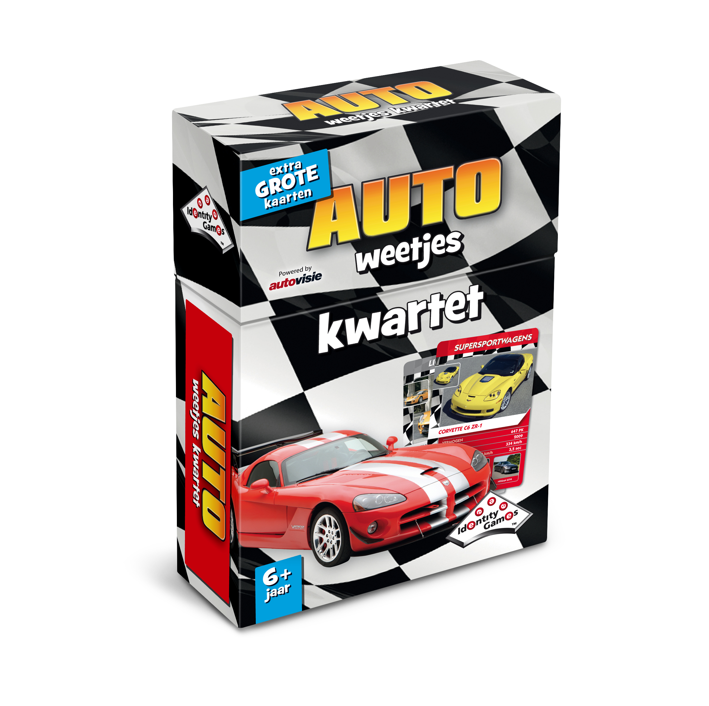 Identity Games 0631024 juego de cuarteto coches carreras cartas 01824 6