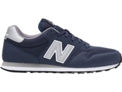 Zapatillas Deportivas NEW BALANCE Gm500Nay (Azul Mariño, Plateado, Gris - Cuero Natural, Tejido- 43)