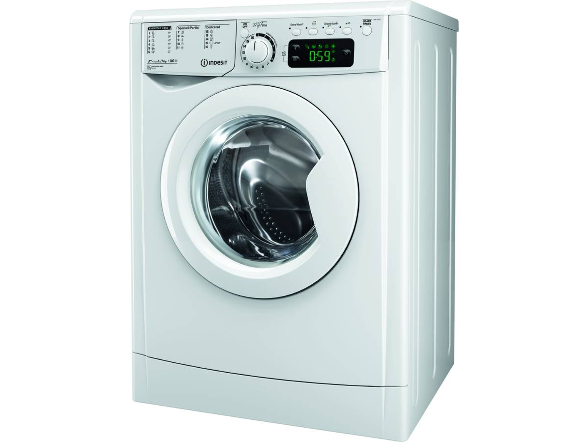 Lavadora Indesit Ewe W Eu 8 Kg 10 Rpm Blanco Worten Es