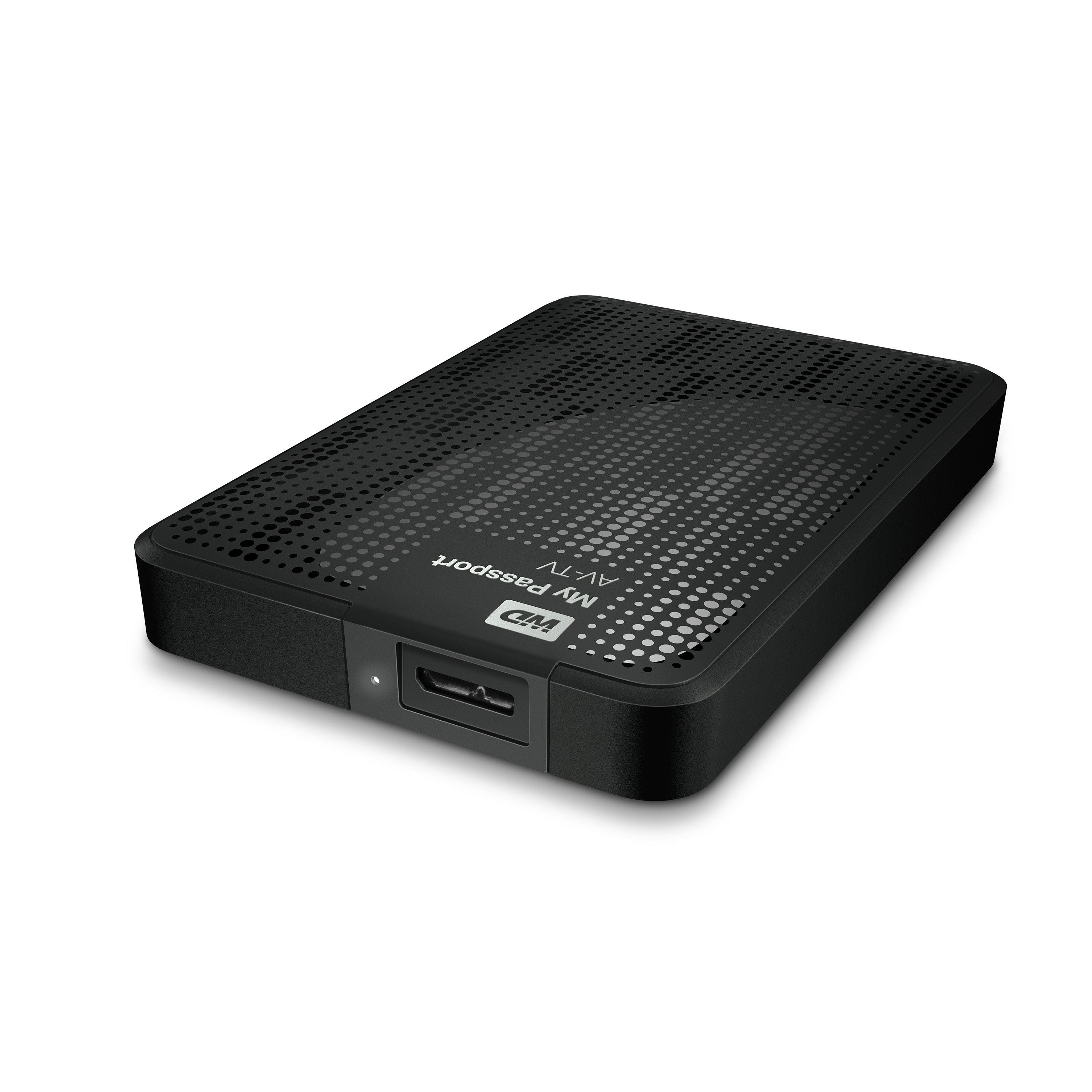 Disco Duro De 1tb wd my passport avtv 25 pulgadas usb 2.5 externo tv emea western digital 1000 gb negro almacenamiento para televisor 3.0 3.1 1