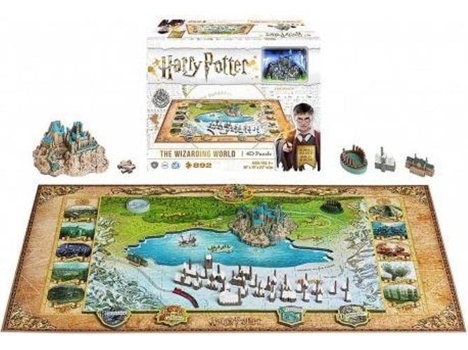 Puzzel 4D CITYSCAPE Harry Potter and Hogsmead Wizarding World