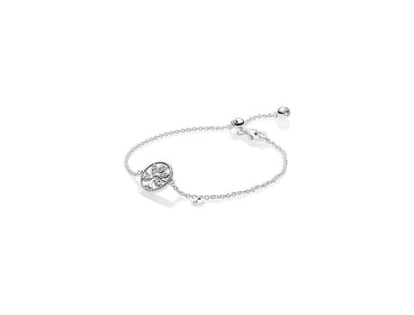 PANDORA Stories 925 Sterling Zilveren Tree Of Life Pulsera 597776Cz-16 Longitud: 16 00 Cm