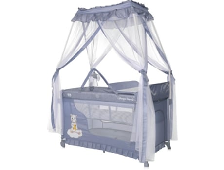 Cama de Viaje LORELLI Magic Sleep Cool Grey Hippo